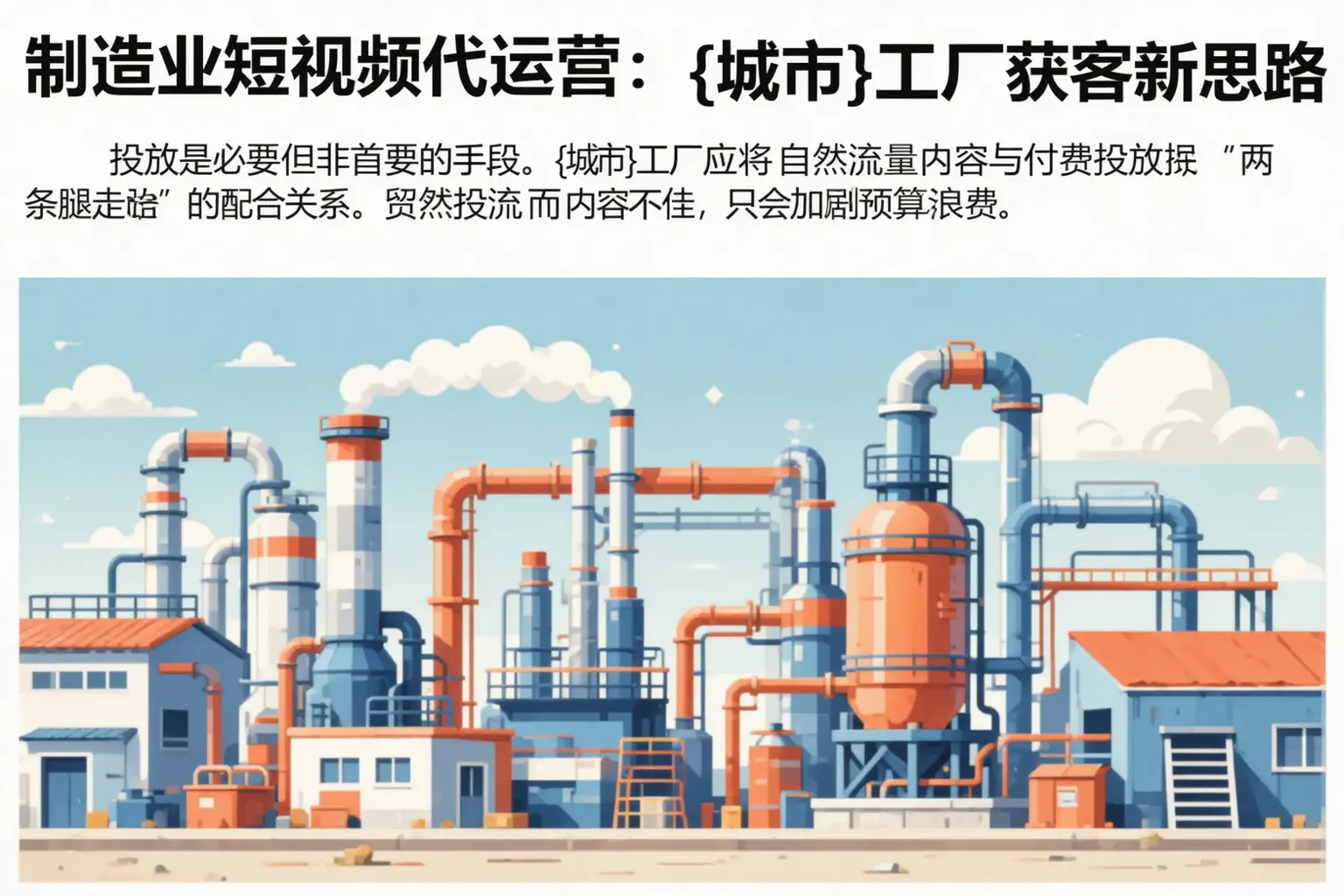 制造业短视频代运营：义乌工厂获客新思路